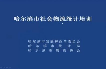 哈尔滨市社会物流统计培训视频会议圆满召开